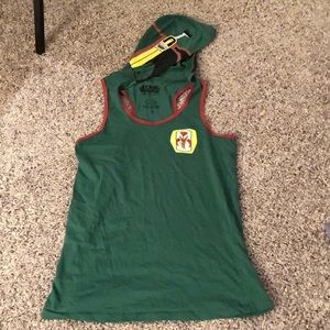 Boba Fett Star Wars tank top, character hood
